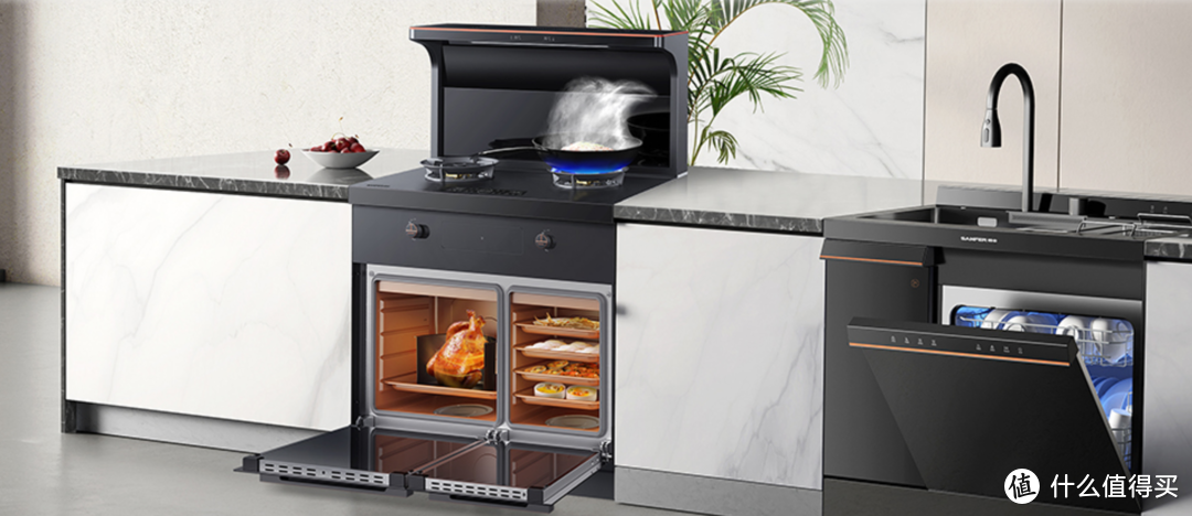 帅丰星辰X1-8B-90S蒸烤同步集成灶:智能化烹饪的全新体验!